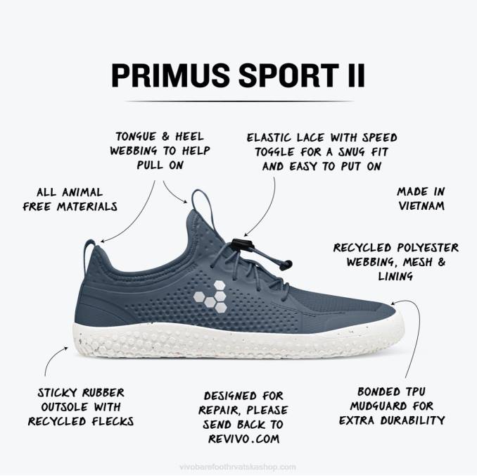 primus sport ii djeca B6LZ161 Vivobarefoot indigo