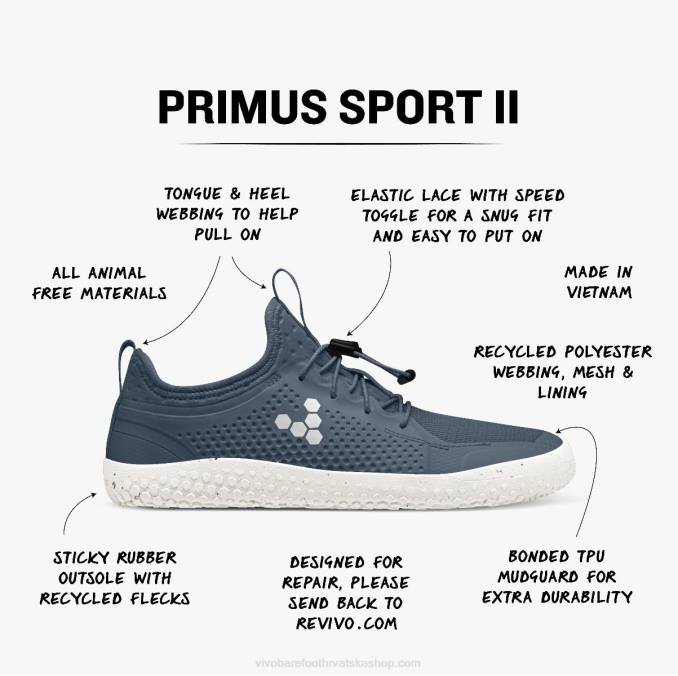 primus sport ii juniori B6LZ167 Vivobarefoot indigo