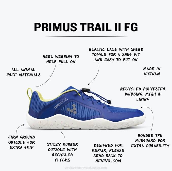 primus trail ii fg juniori B6LZ179 Vivobarefoot amparo plava