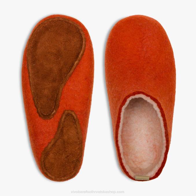 mim filcana papuča B6LZ57 Vivobarefoot naranča