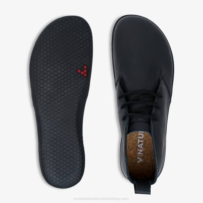 gobi iii muškarci B6LZ60 Vivobarefoot Crna koža