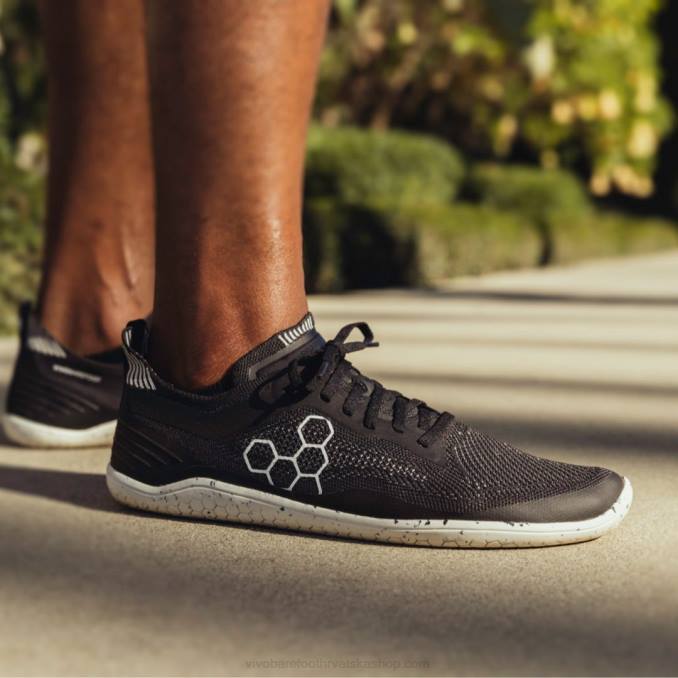 geo racer pleteni muškarci B6LZ71 Vivobarefoot opsidijan