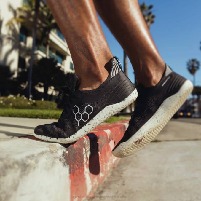 geo racer pleteni muškarci B6LZ71 Vivobarefoot opsidijan