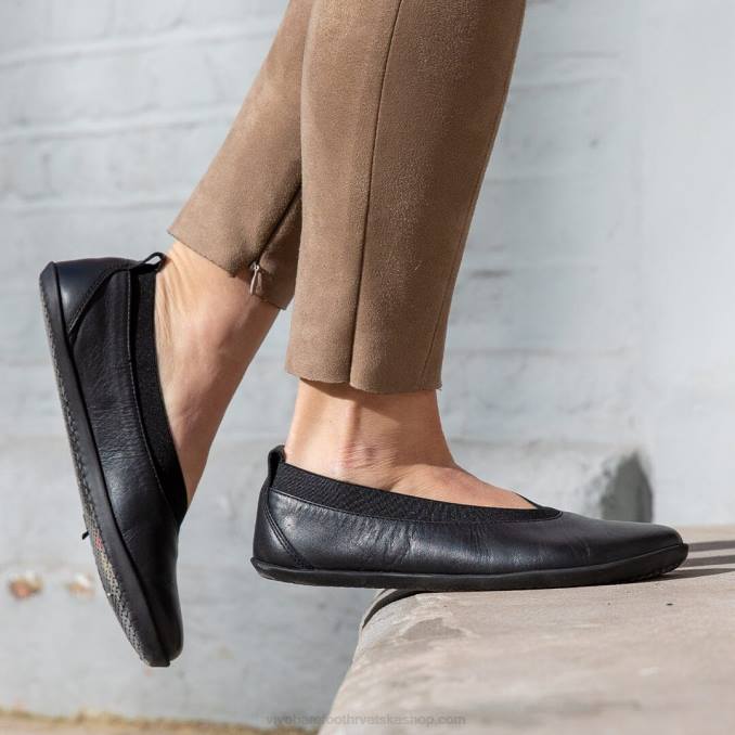 opanka balerina žene B6LZ93 Vivobarefoot opsidijan