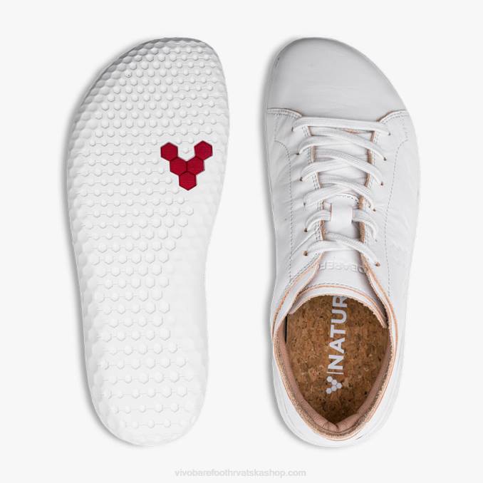 geo sud iii žene B6LZ127 Vivobarefoot blistavo bijela
