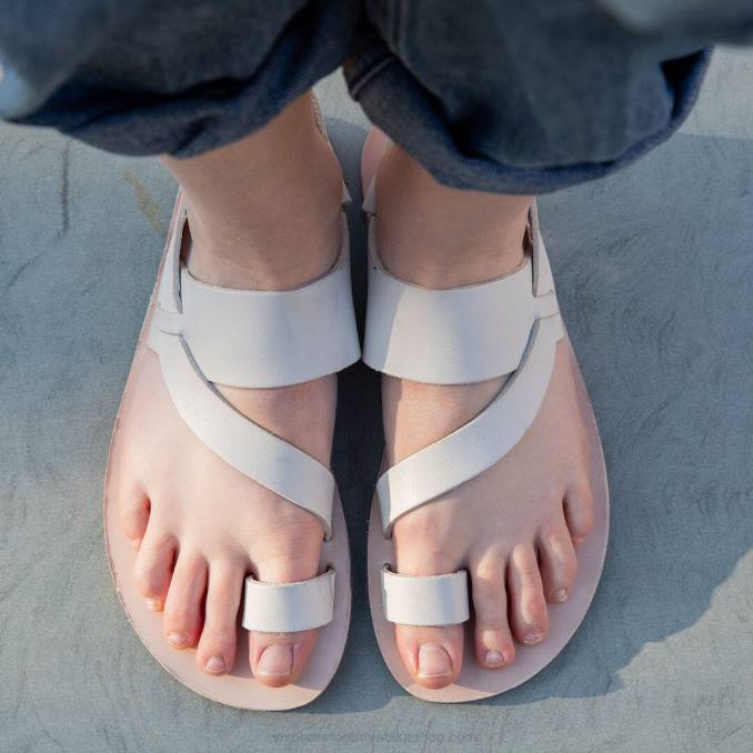 opanka sandala ženska B6LZ150 Vivobarefoot prljavo bijelo